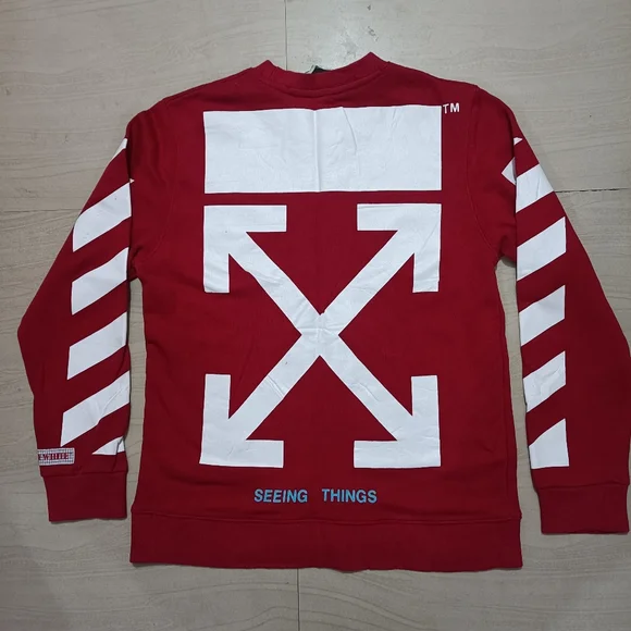 Off white sweatshirt ♥️ size m - Picture 4 of 11